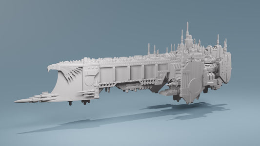 Grimdark Titanic Battleship, Standard Prow