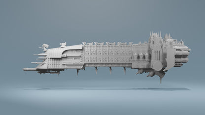 Grimdark Titanic Battleship Unbreakable