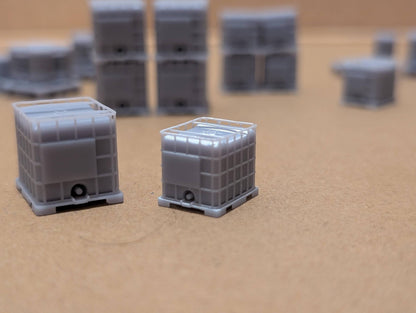 Miniature Intermediate bulk containers for Diromamas HO/OO/1:35/Custom