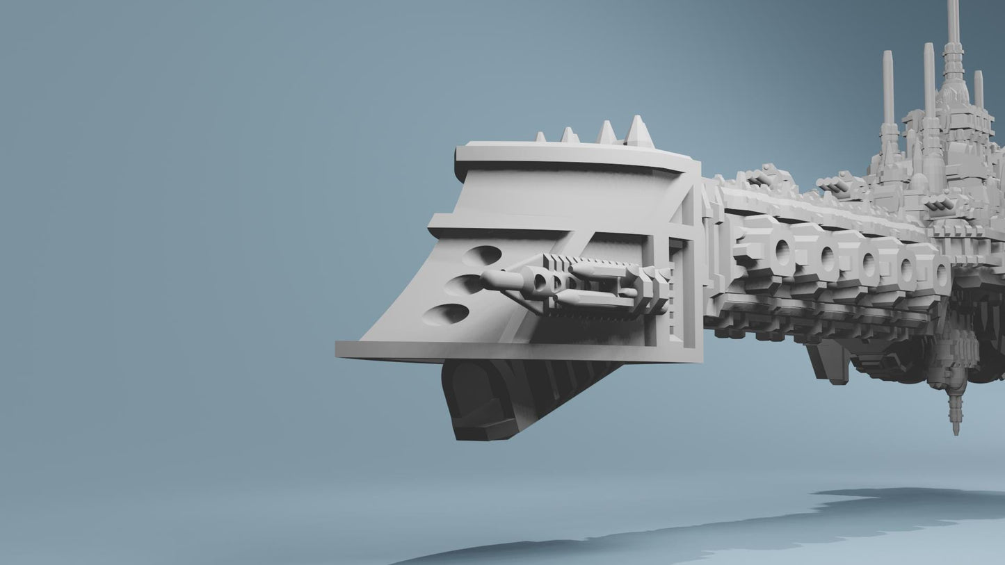 Grimdark Battleship Battlebarge