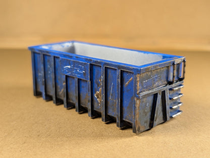 Pack of 2 Miniature UK RoRo Fortress style Skip Scenery Painted/Unpainted