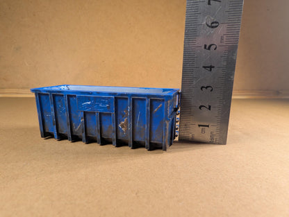 Pack of 2 Miniature UK RoRo Fortress style Skip Scenery Painted/Unpainted