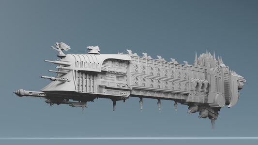 Grimdark Titanic Battleship Unbreakable