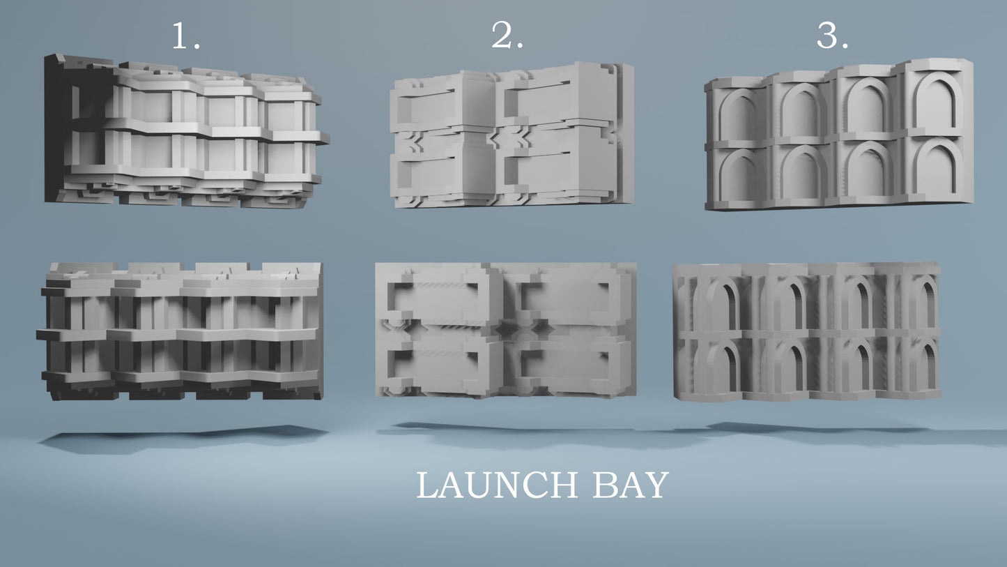 Grimdark Battleship Customiser (Choice of Weapon loadouts)