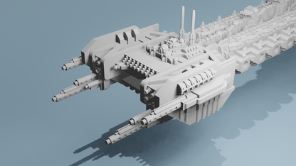 Grimdark Battleship Battlebarge
