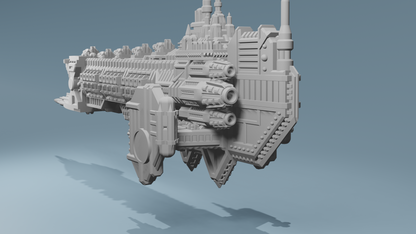 Grimdark Battleship Customiser (Choice of Weapon loadouts)