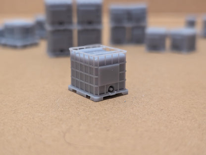 Miniature Intermediate bulk containers for Diromamas HO/OO/1:35/Custom