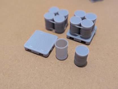 25 Pack Drum Barrels Diromamas Ho Gauge Painted/Unpainted