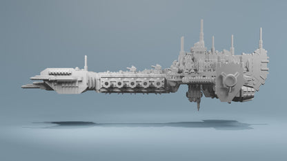 Grimdark Battleship Battlebarge