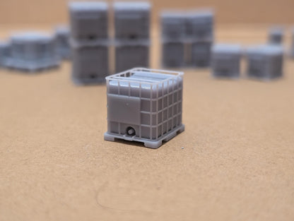 Miniature Intermediate bulk containers for Diromamas HO/OO/1:35/Custom