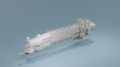 Grimdark Titanic Battleship Unbreakable