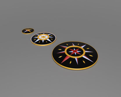 Naval inspired Flight stands for Table Top Space Ship Games