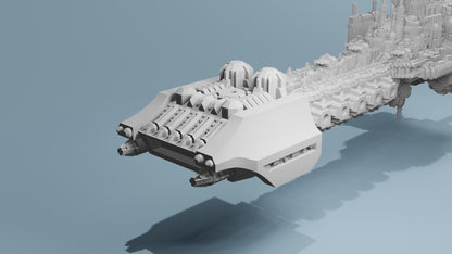 Grimdark Battleship Battlebarge