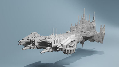 Grimdark Battleship Battlebarge