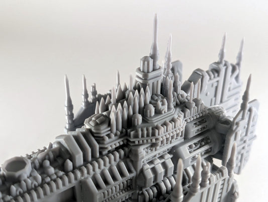 Gothic Flagship Battleship, Standard prow (Proxy for Battlefleet Gothic)