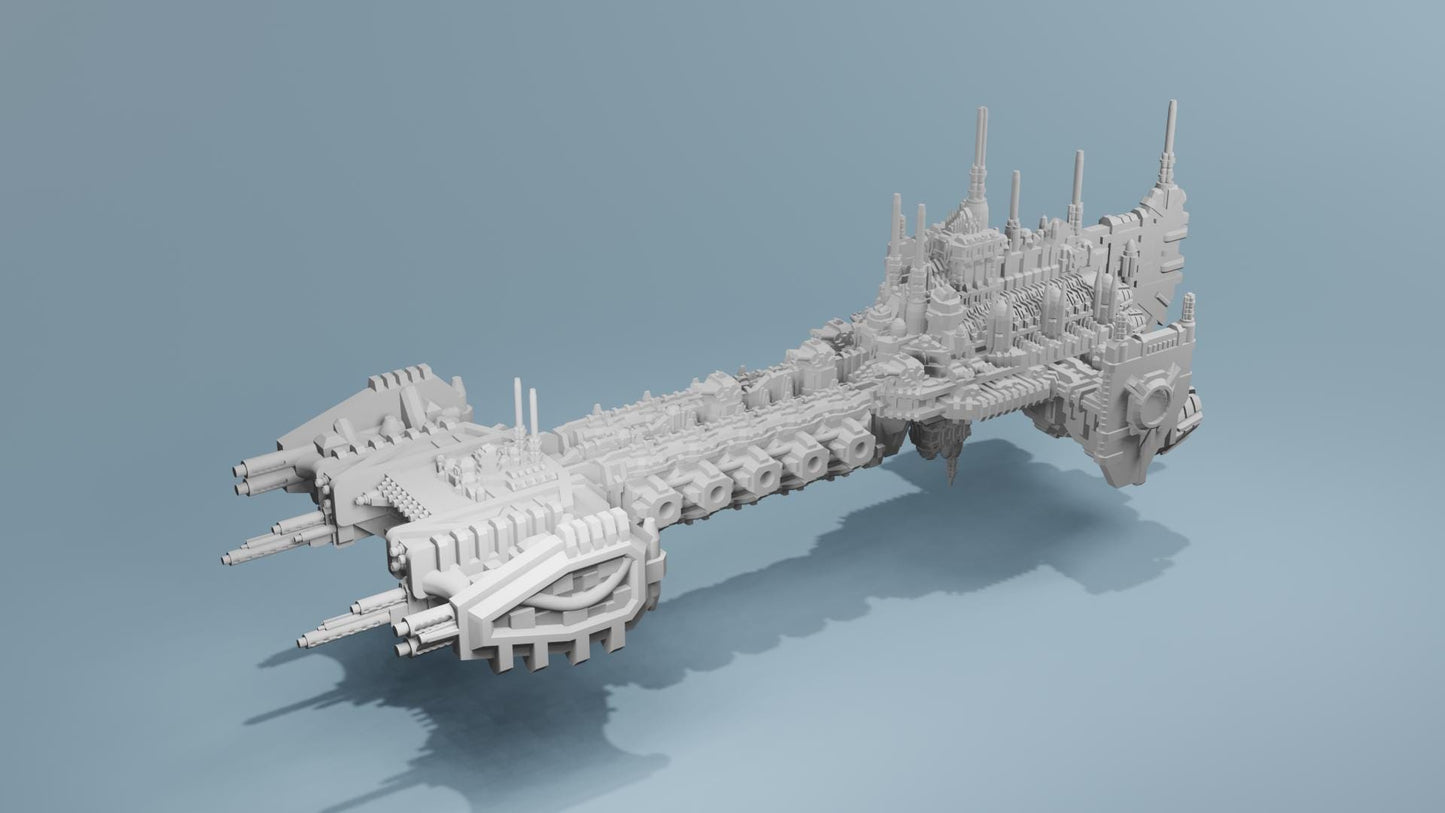 Grimdark Battleship Battlebarge