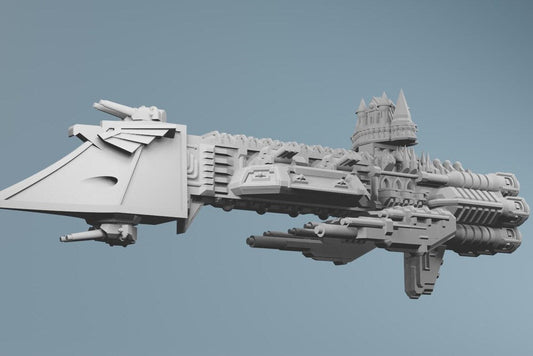 Grimdark Torpedo Light Cruiser x2 (Compatible with Battlefleet Gothic)