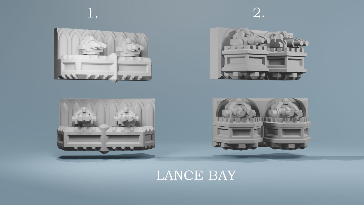 Grimdark Battleship Customiser (Choice of Weapon loadouts)