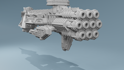 Grimdark Torpedo Light Cruiser x2 (Compatible with Battlefleet Gothic)
